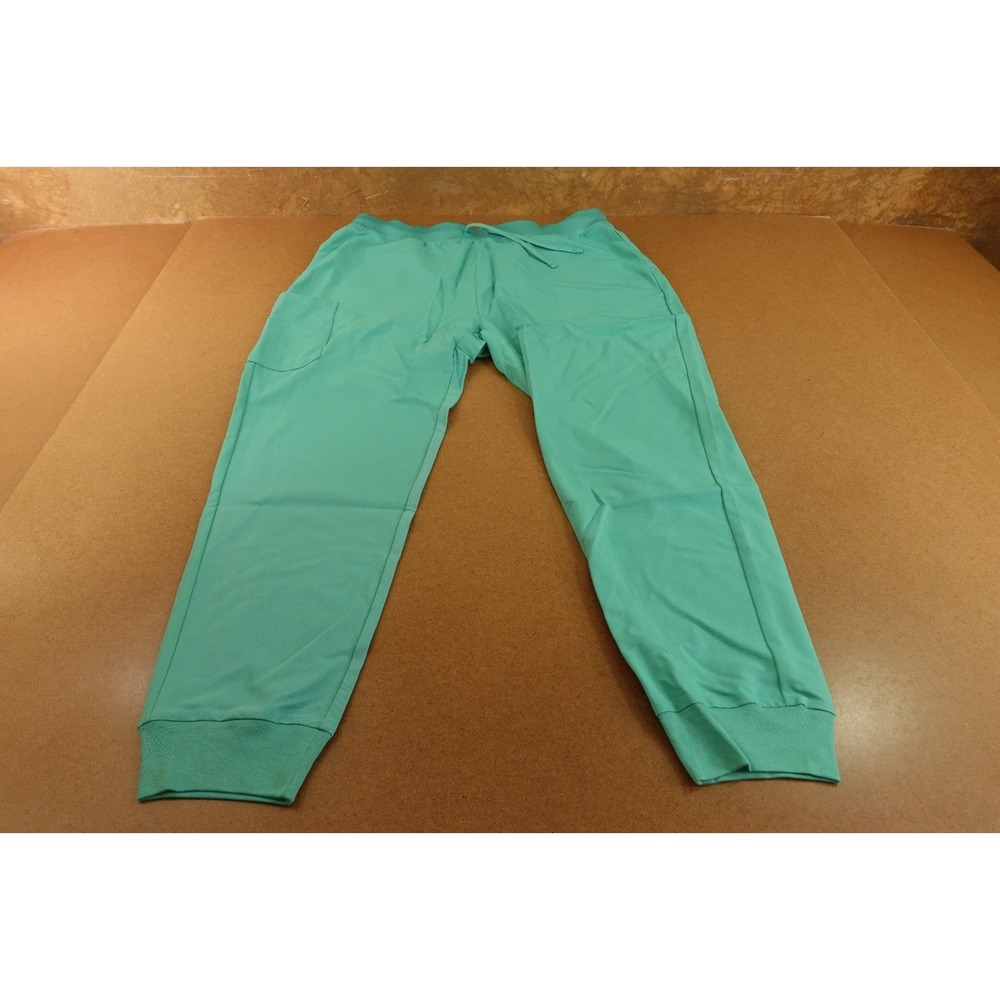 Mandala Womens Size XL Surgical Green 7 Pocket High Waisted Jogger Scub Pant NWT